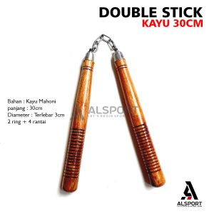 Double Stick Mahoni 30cm (New)